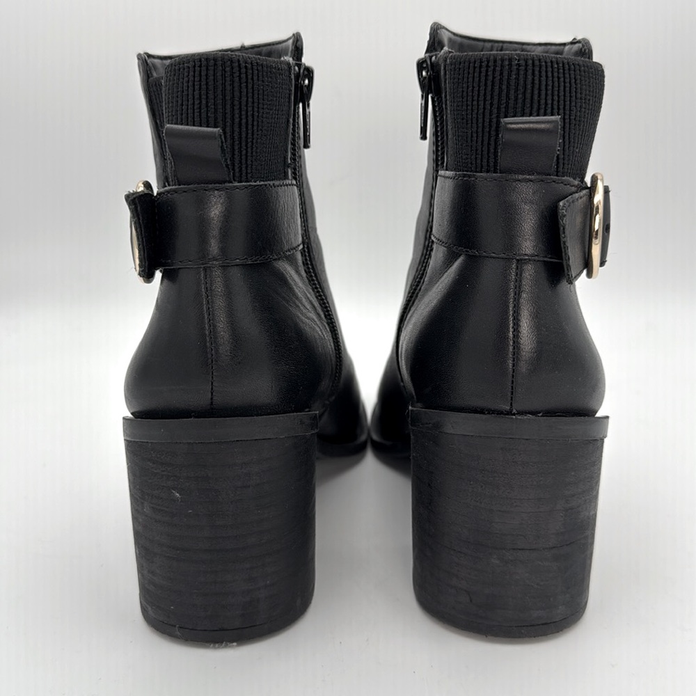 ALDO - women’s Rosaldee ankle bootie black genuine leather heeled boots size 8 - Picture 7 of 11